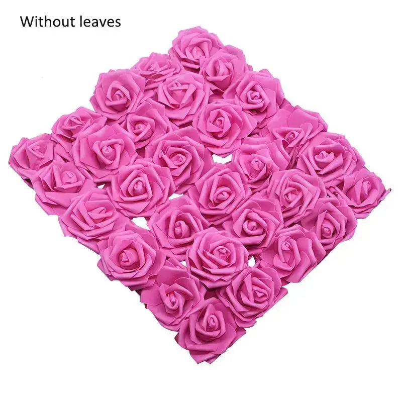 echo-friendly 10/20/30 Heads 8CM Artificial PE Foam Rose Flowers