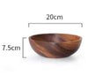 Acacia wooden bowl wooden tableware “Size Measured in CM”