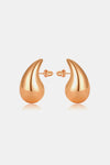 Big Size Water Drop Brass Earrings  