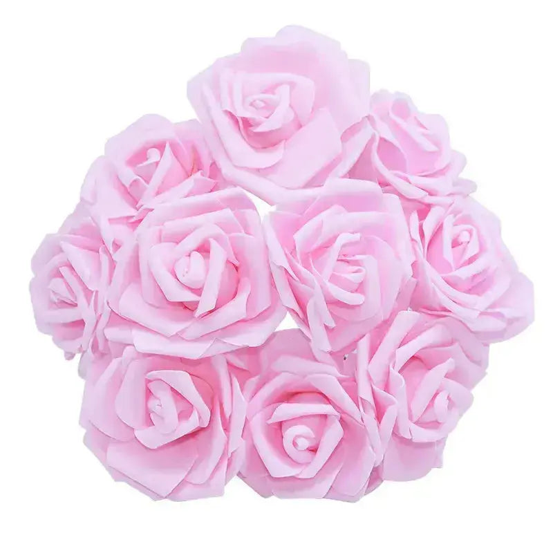 echo-friendly 10/20/30 Heads 8CM Artificial PE Foam Rose Flowers