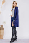 Celeste Full Size Open Front Cardigan with Pockets  