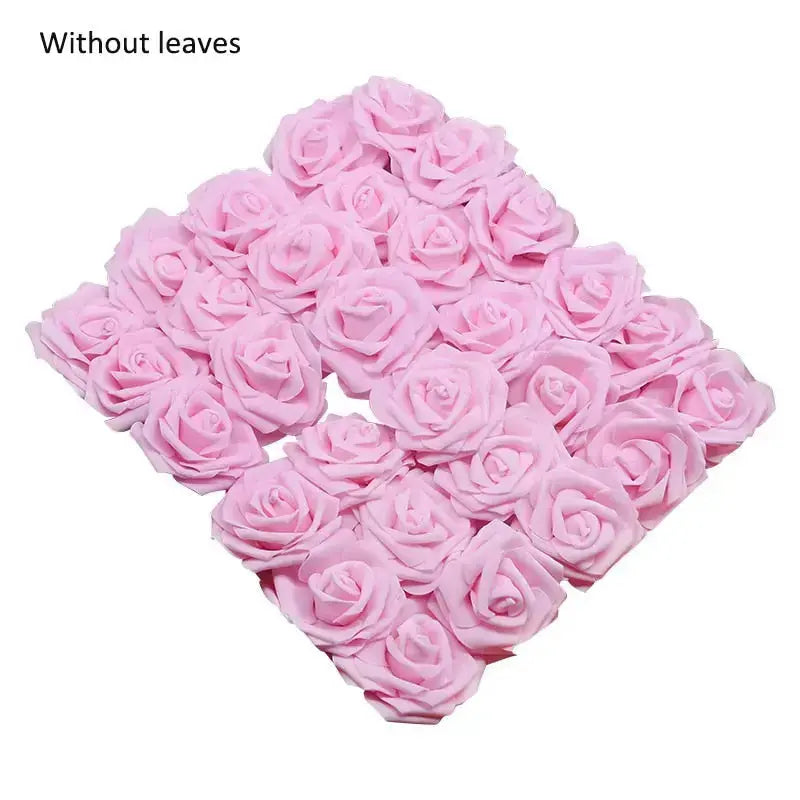 echo-friendly 10/20/30 Heads 8CM Artificial PE Foam Rose Flowers