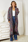 Angel Wings Full Size Multicolored Open Front Fringe Hem Cardigan  