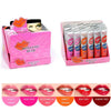 24pcs/lot Fruit Flavor Peel Off Liquid Lipstick Waterproof Long Lasting Lip Gloss