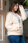 Plus Size Hoodie with Front Pocket  