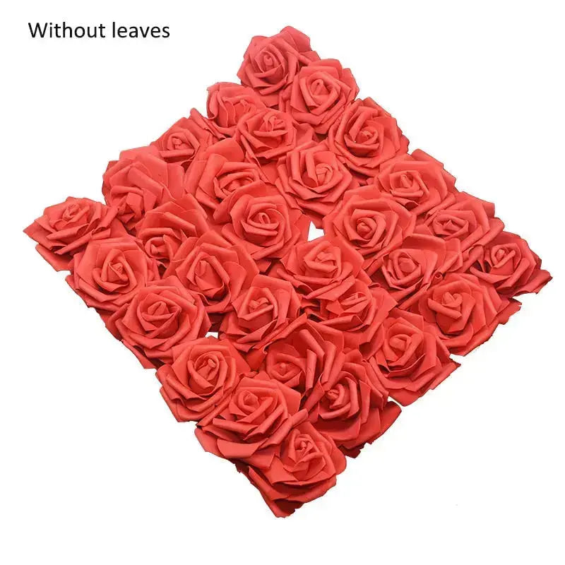 echo-friendly 10/20/30 Heads 8CM Artificial PE Foam Rose Flowers