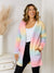 Angel Wings Full Size Gradient Open Front Cardigan  