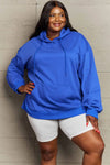 Full Size Drawstring Long Sleeve Hoodie  