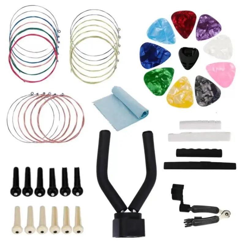 Guitar Accessories Suit Finger Stall Pick  