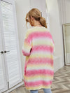 Angel Wings Full Size Gradient Open Front Cardigan  