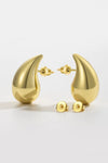 Big Size Water Drop Brass Earrings  