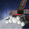 7LED Headlamp Rechargeable Waterproof Adjustable 4Modes Lightweight for Outdoor