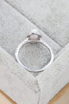 Opal 925 Sterling Silver Halo Ring  