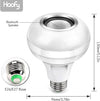 Bluetooths Music Bulb, RGBW Smart Bulb Lights Bluetooths Music Bulb 24 Key Remot