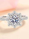 925 Sterling Silver Moissanite Fashionable Ring For You