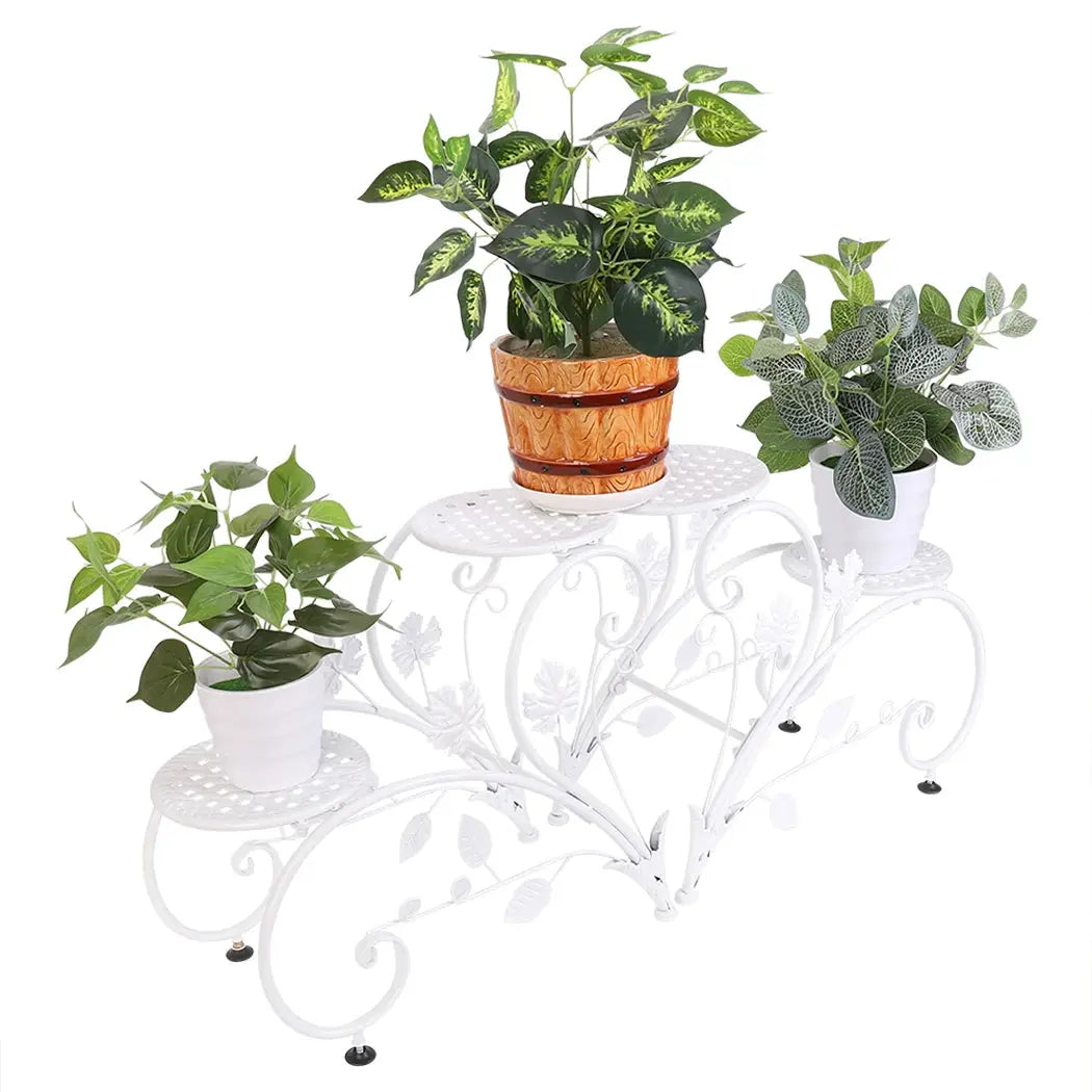 2PCS Classic Tall Plant Stand Art Flower Pot Holder Rack Planter Outdoor Indoor Patio  