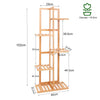 Bamboo 5 / 6TierPlant Stand Rack Multiple Flower Pot Holder Shelf Indoor Outdoor Planter Display Shelving Unit for Patio  