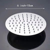 Rain Shower Head Ultra-Thin Design-Pressure Boosting High Pressure Stainless Steel Rainfall  