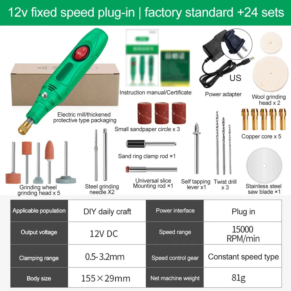 Electric Drill Grinder Engraver Pen Grinder Mini Drill Polishing Electric Rotary Tool Grinding Machine Miniature Household Tool Home Of Hybrid Tools Store