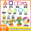 64-184Pcs Kids Magnetic Building Blocks Mini Size Magnet Toys for Boys Construction Set STEM Toy for Children Girls  