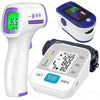 Digital Arm Blood Pressure Test Kit Cuff Sensor Monitor BP Automatic Pressure Tonometer Tensiometer Heart Rate Pulse Meter  