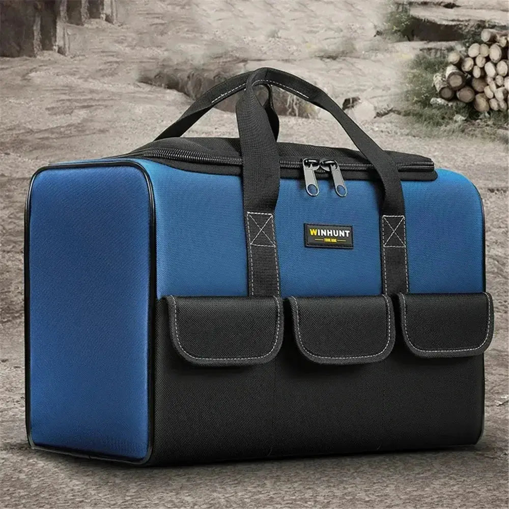 New Tool Bag With 30% More Capacity Waterproof Multi Pockets Tool Organizer Tool Pouch for Electrician Tools  