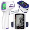 Digital Arm Blood Pressure Test Kit Cuff Sensor Monitor BP Automatic Pressure Tonometer Tensiometer Heart Rate Pulse Meter  