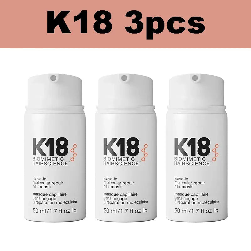 50ml K18 Original Leave-In Repair Hair Mask Treatment To Repair Dry or Damaged Hair 4 Minutes To Reverse Hair Damage Moisturize Makeup Beauty Online Store