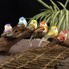 6Pcs Artificial Birds Fake Foam Animal Simulation Feather Birds Models DIY Wedding Home Garden Ornament Decoration Tree Decor  