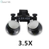 Dental Loupes Accessories 2.5X 3.5X Coated Optical Lens With Clip Magnifying Glass Galilean Binocular Dental Magnifier HYG Dental Store