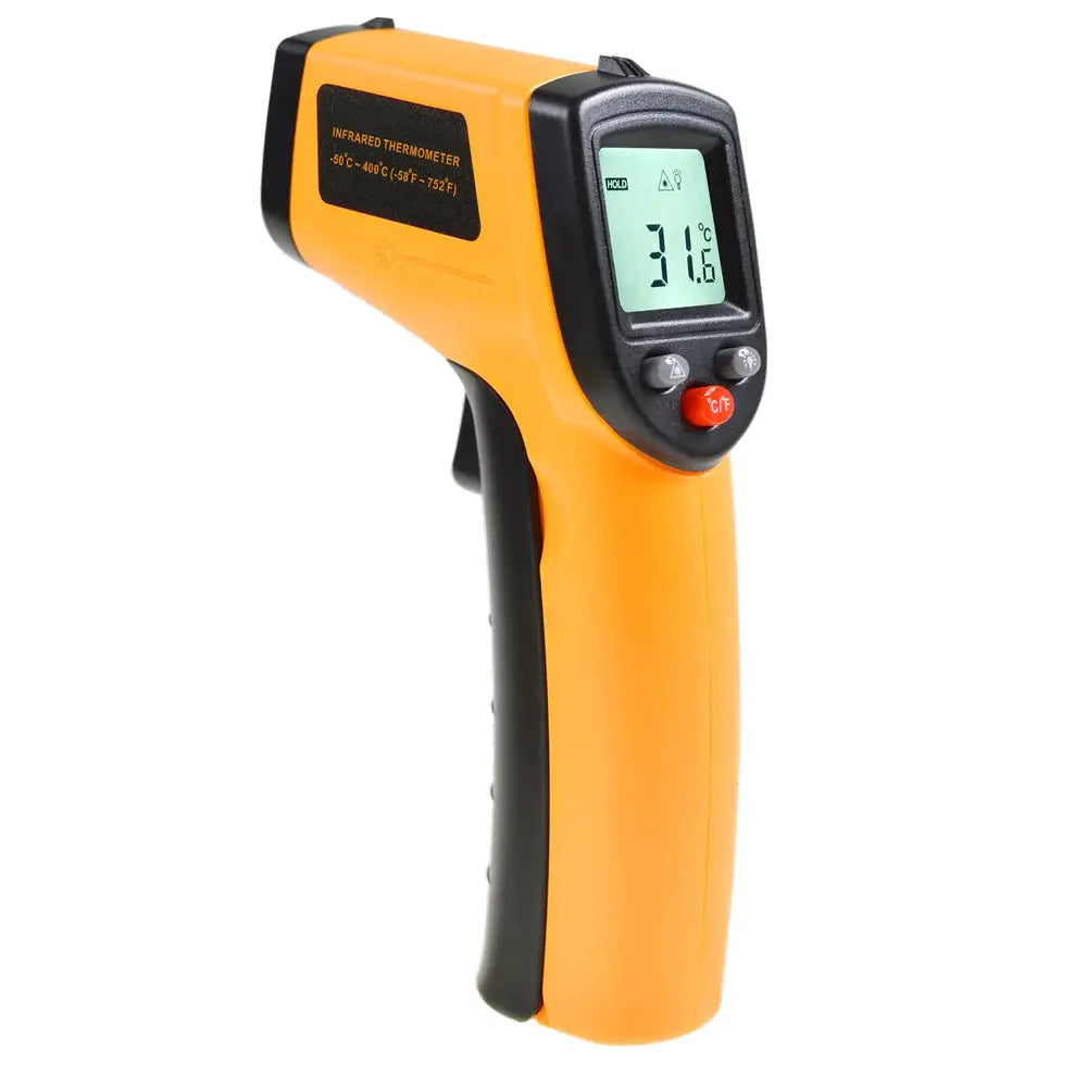 Digital Infrared Thermometer Laser Temperature Meter Non-contact Pyrometer Imager Hygrometer IR Termometro Color LCD Light Alarm SNAKOL Global Store