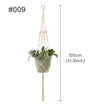 Gardening Macrame Plant shelves Hanging Basket Outdoor Hanger Rope Cotton Linen Flower pot NetCourtyard Wall Hanging Decor  