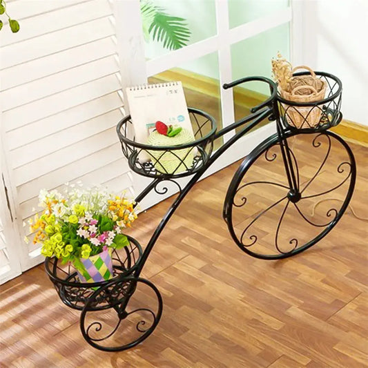 Unique 3-Tier Bicycle Plant Stand  