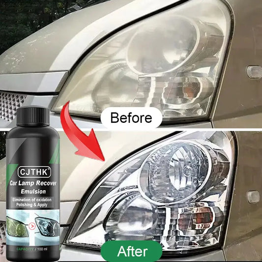 Car Headlight Restoration Polishing Kits Headlamp Scratch Remover Repair Cleaning Paste Remove Oxidation Headlight Polish Liquid  