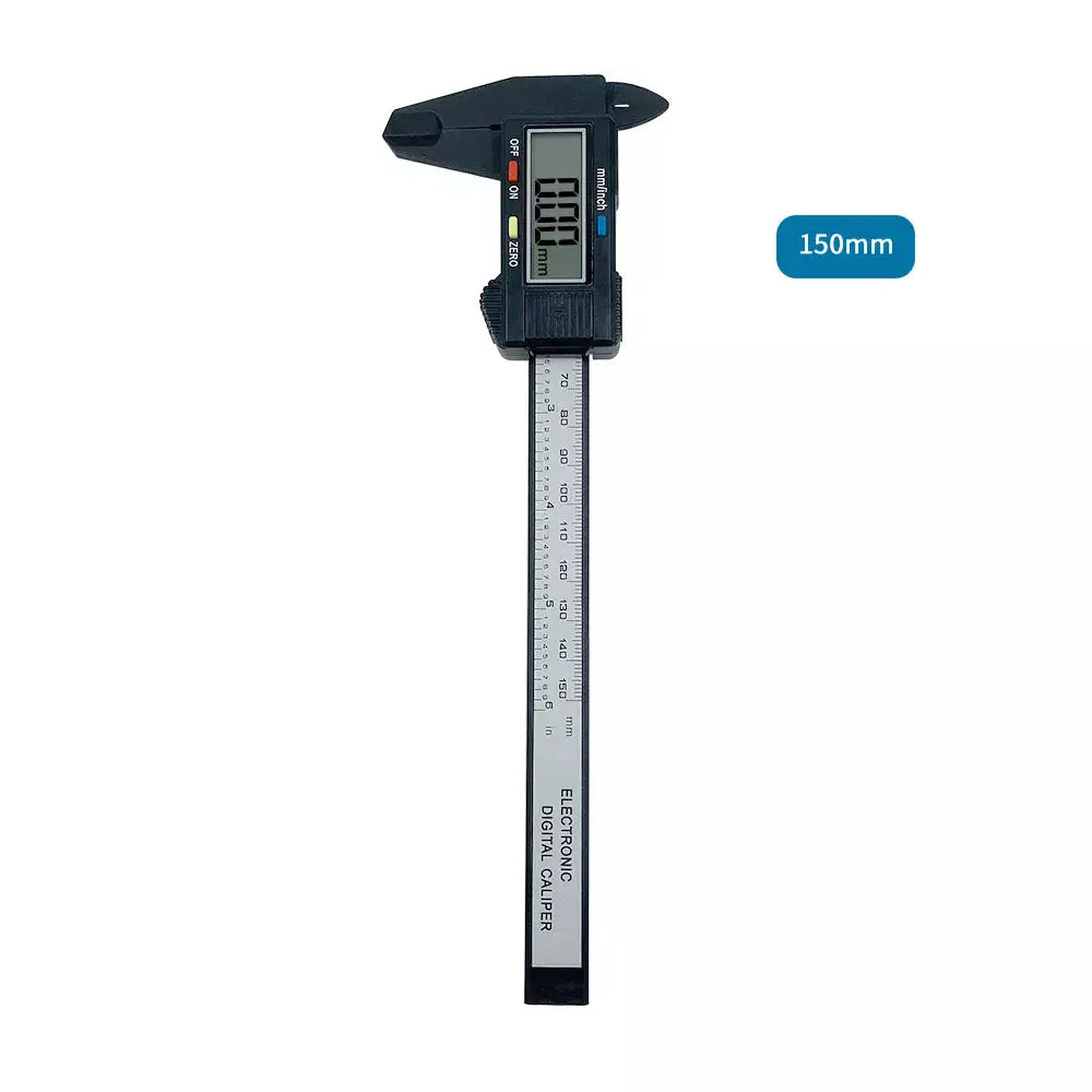 150mm 100mm Electronic Digital Caliper Carbon Fiber Dial Vernier Caliper Gauge Micrometer Measuring Tool Digital Ruler Shenzhen Lefavor tool's Store  EBOYGIFTS