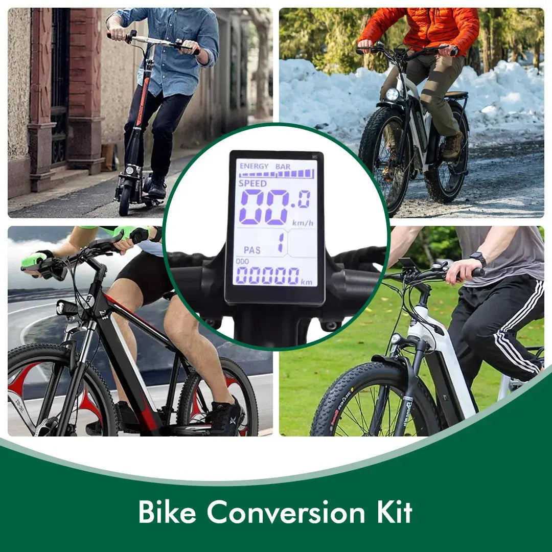 M5 24V 36V 48V Electric Bicycle Colorful Display E Scooter LCD Panel With USB UART For Mountain Electric Bike Parts (6PIN)  