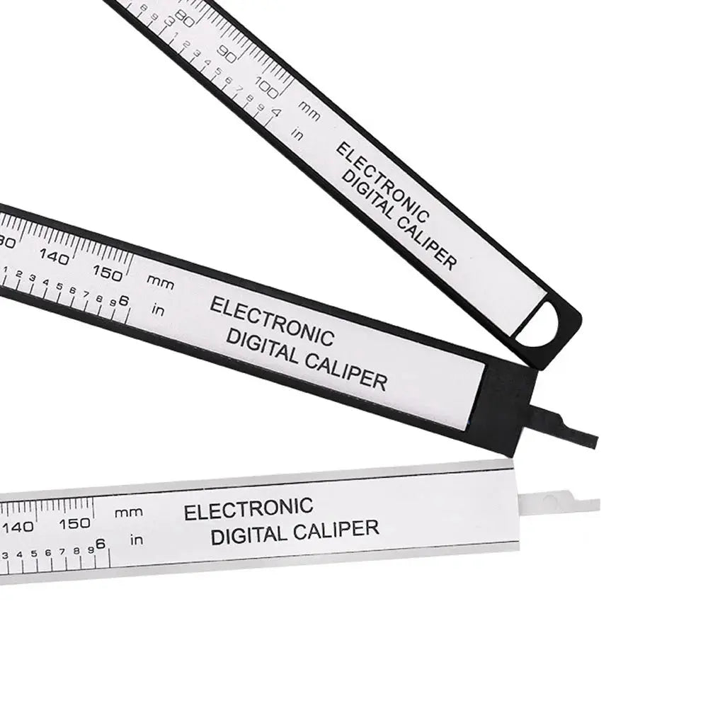 150mm 100mm Electronic Digital Caliper Carbon Fiber Dial Vernier Caliper Gauge Micrometer Measuring Tool Digital Ruler Shenzhen Lefavor tool's Store  EBOYGIFTS