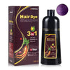 3 In 1 Instant Coloring Shampoo Natural Black Color for Men Women Hair Dye Herbal Brown Purple Hair Dye Hair Dye Shampoo 2024 Skin Beauty Care Store