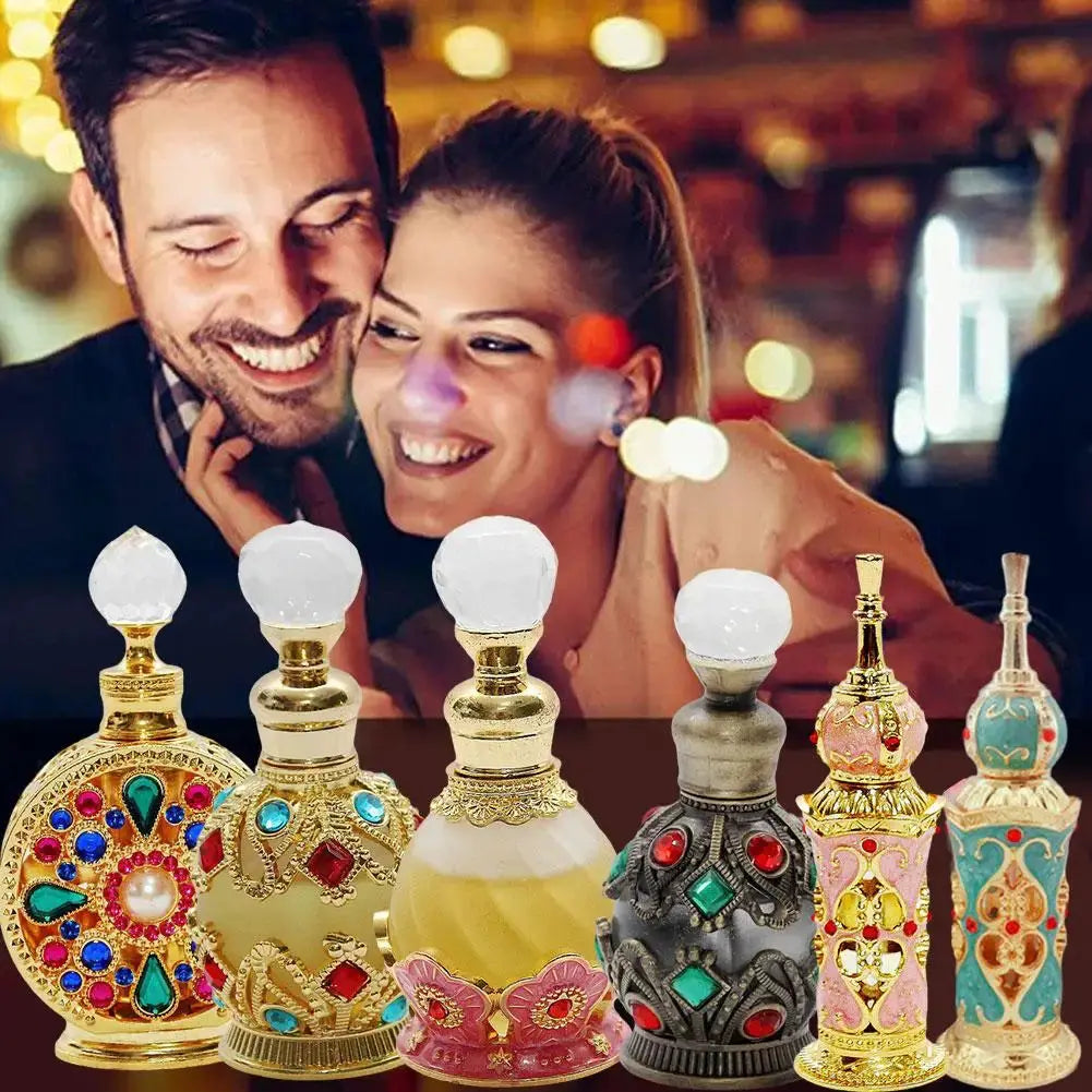 Newest Arabian Perfume Dubai Essential Oil Perfume Fragrances 15ml Arabic Perfume  For Women Long Lasting Perfume Luxury Ali-RR Global Beauty Store