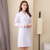 Women's Fashion Lab Coat Short Sleeve Ruthtina Store