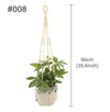 Gardening Macrame Plant shelves Hanging Basket Outdoor Hanger Rope Cotton Linen Flower pot NetCourtyard Wall Hanging Decor  