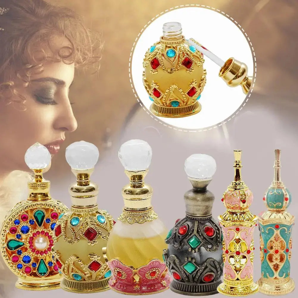 Newest Arabian Perfume Dubai Essential Oil Perfume Fragrances 15ml Arabic Perfume  For Women Long Lasting Perfume Luxury Ali-RR Global Beauty Store