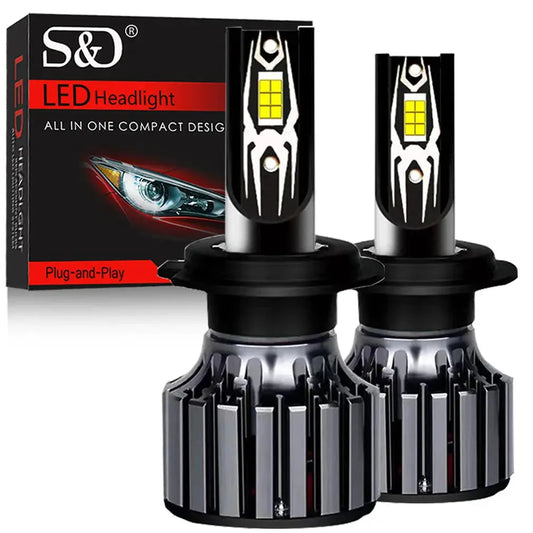 30000LM H7 LED Headlight H1 H4 Led Canbus H8 H11 9005 HB3 9006 HB4 9012 Hir2 Led Bulb 3570 CSP Automobile Kit Turbo Fog Lamp 12V  