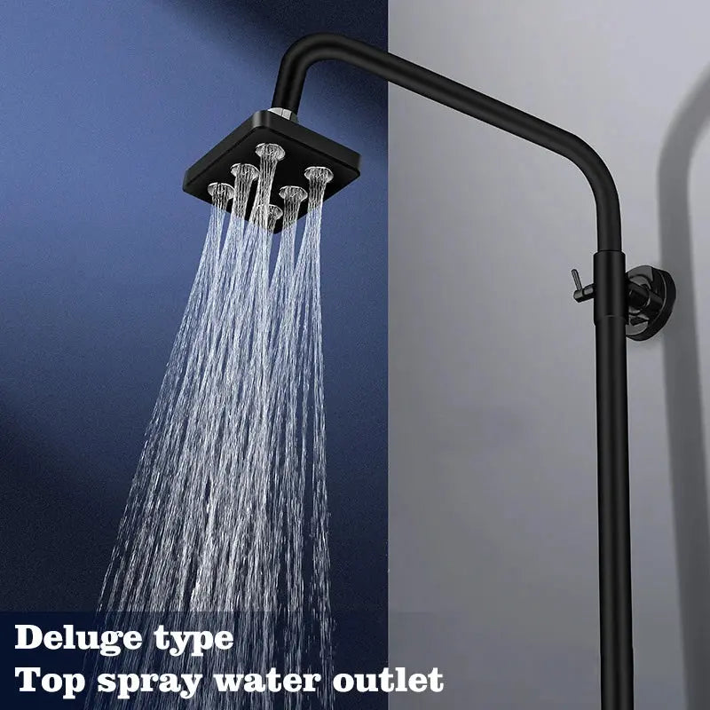 Zhangji New Mini Magic Water Flow Rainfall Shower Head High Pressure Rainshower Water-saving Shower Bathroom Accessories  