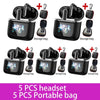 Wholesale 1/5Pcs ANC Bluetooth Headset Wireless Bluetooth Headphones LED Visible Tactile TWS Earphone TOUR PRO 2 SportEarbuds  