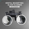 Dental Loupes Accessories 2.5X 3.5X Coated Optical Lens With Clip Magnifying Glass Galilean Binocular Dental Magnifier HYG Dental Store