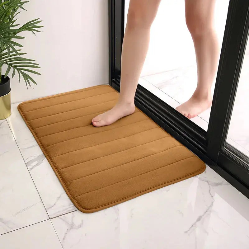 Home Bath Mat Super Absorbent Bathroom Carpets Rugs Soft Memory Foam Floor Bedroom Toilet Floor Shower Rug Home Decor  