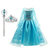 Girls Snow Queen Elsa Kids Costumes For Girls 2023 Carnival Party Prom Gown Robe-Playing Children Clothing Princess Dress NNJXD Official Store  EBOYGIFTS