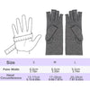 Relieve Hand Discomfort with 1pair Fingerless Compression Gloves RooRuns Store