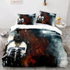 American Football Duvet Cover Set 3D Sports Rugby Player Polyester Comforter Cover for Men Teens Boy Kid Bedding Set King Queen  